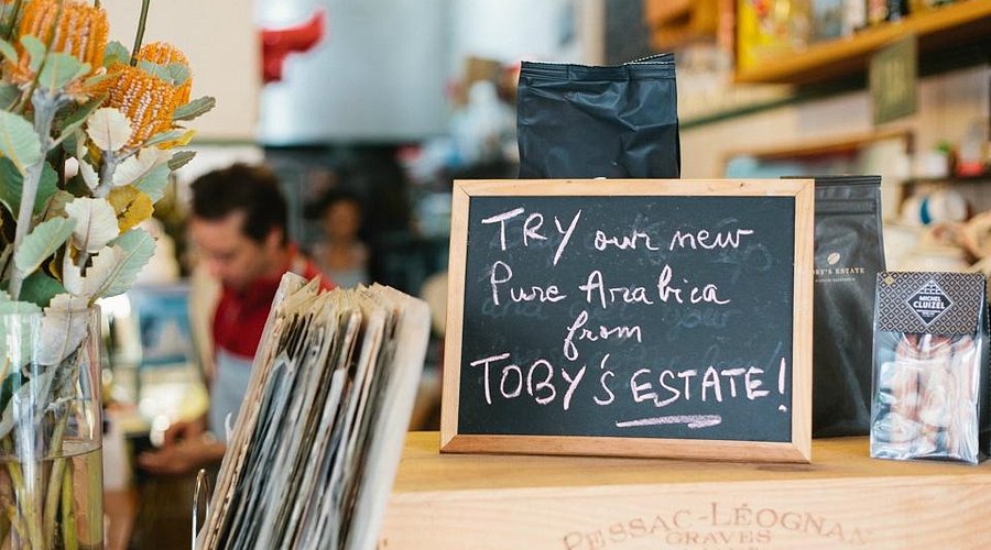 Toby's Estate specialty coffee